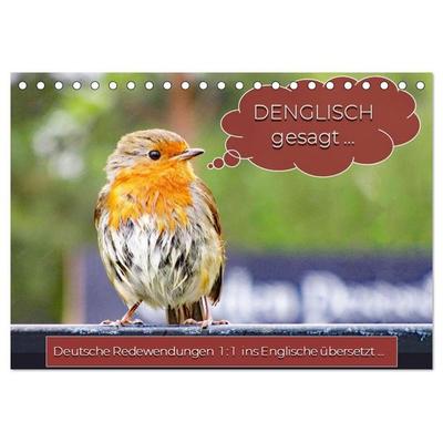 DENGLISCH gesagt... (Tischkalender 2027 DIN A5 quer), CALVENDO Monatskalender