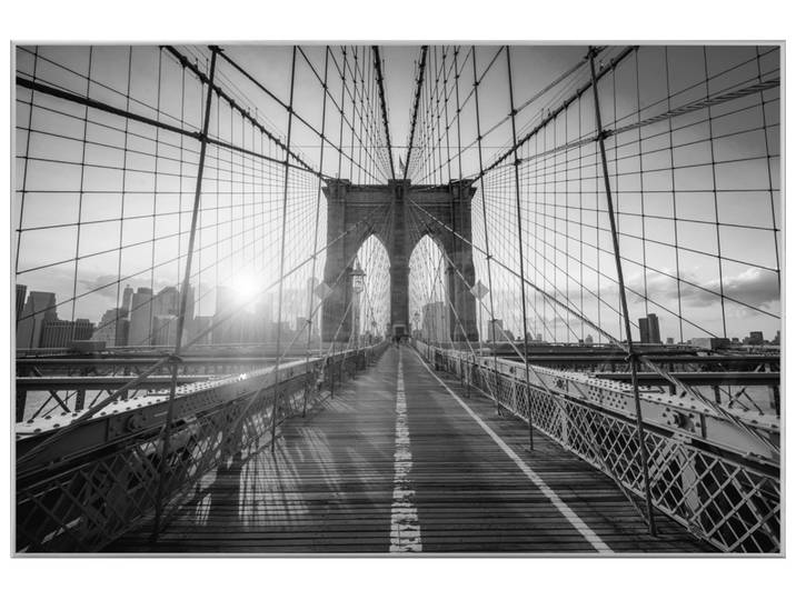 Bild mit Rahmen Brooklyn Bridge image LAND