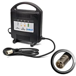 Cellcon Ladegerät mit XLR-Stecker für Bleiakkus 24V 8A AGM Gel Akkus