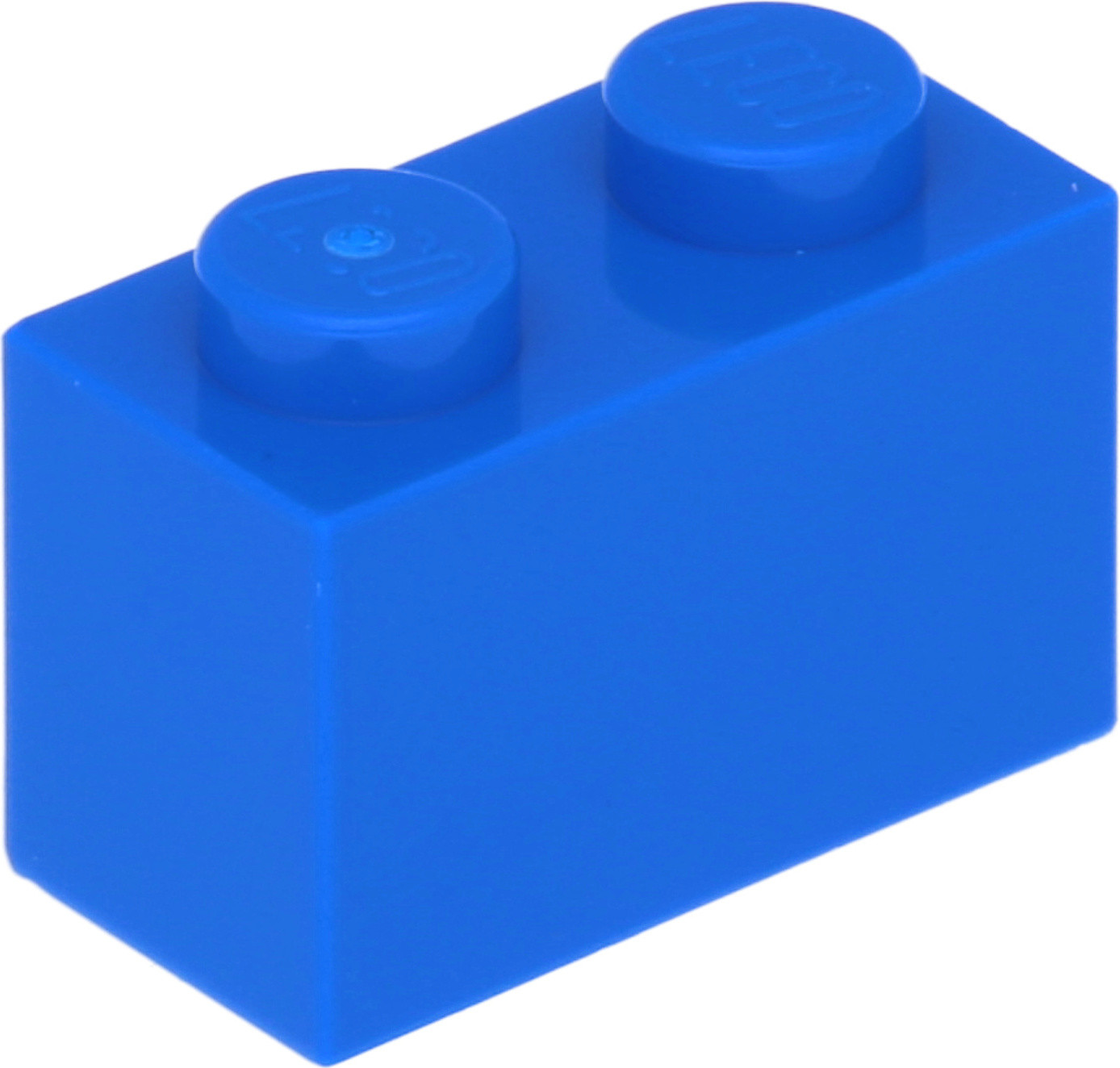 Lego 100 stuks basisstenen 1x2 blauw