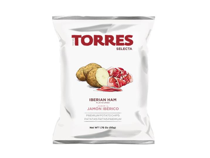 TORRES Selecta Chips saveur jambon ibérique - 50 g