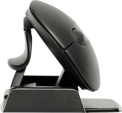 Vertikalmaus R-Go Twister, ergonomisch, beidhändig, 400-2400 dpi, 2 Tasten & Scrollrad, LED-Pausenanzeige, Bluetooth/USB, schwarz