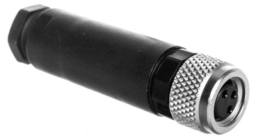 Phoenix Contact SACC-M 8FS-3CON-M-SW M8-connector, rechte uitvoering, 3-polig, female