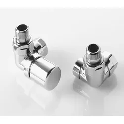 Zehnder Runtal Ventilkörper Set F M30x1,5, Winkeleckform rechts, Weiß, 838971 838971
