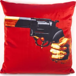 Seletti Wears Toiletpaper PE Revolver Kissen