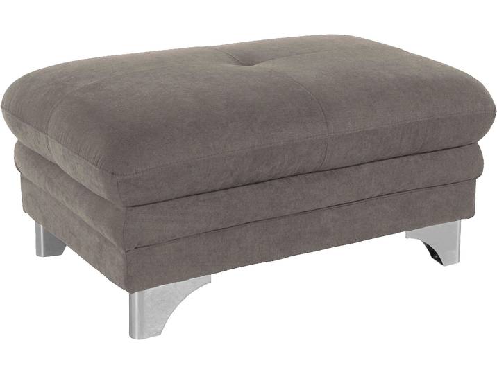 Hocker, Grau, 98x44x67 cm, Polyester & Chenille, Klassisch/Modern, Cotta
