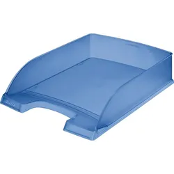LEITZ Briefablage A4 Standard Plus blau frost Packung mit 5 Stück