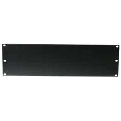 OMNITRONIC Frontplatte Z-19U, Stahl, schwarz 3HE
