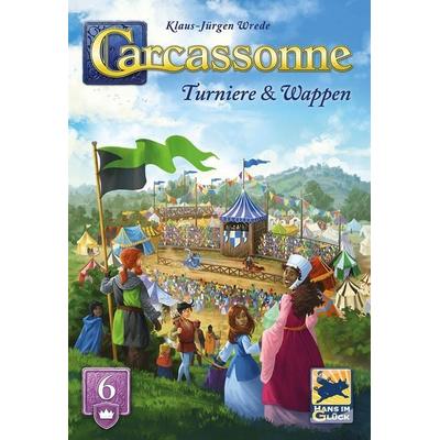 Hans im Glück HIGD0136 - Carcassonne, Turniere & Wappen (Auflage 2025), 6. Erweiterung