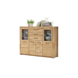 Primo Highboard  Franjo ¦ holzfarben ¦ Maße (cm): B: 163 H: 122 T: 40.0