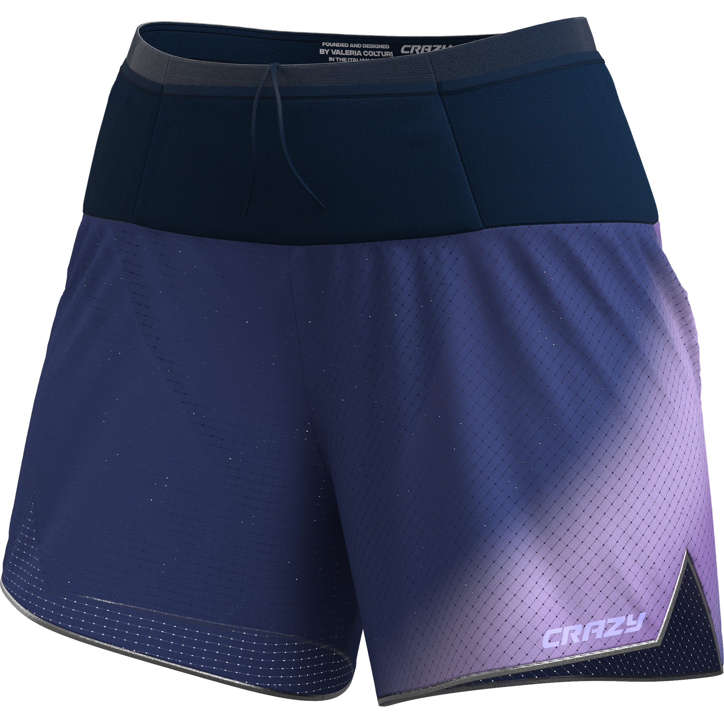 Crazy Voltage Damen Laufhose blau Größe L Trailrunning | Laufen Elastisch
