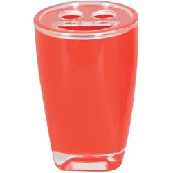 MSV Tahiti - Zahnbürstenhalter aus Acryl in Rot