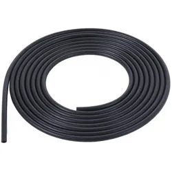 Alphacool EPDM Tube 5/3 - Black 50m Rolle (Kunststoff), Wasserkühlung Schlauch, Schwarz