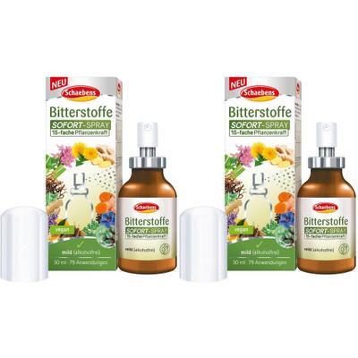 Schaebens Bitterstoffe SOFORT-Spr.f.Magen-u.Darmfu 2x 2x30 ml Sprühflasche