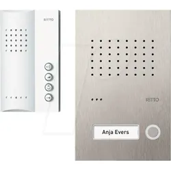 RITTO RGE1818325 - Audio-Türsprechanlagen Set ACERO, 1 Familienhaus