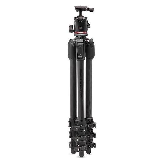 Manfrotto 055XPRO AS carbon tripod w/BH (Carbon) (MK055CXPRO4-Q6T)