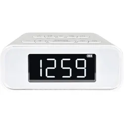 Silva Schneider Uhrenradio Bt Akku (FM, Bluetooth), Radio, Weiss