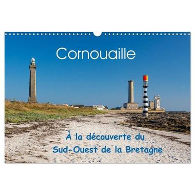 Cornouaille À la découverte du Sud-Ouest de la Bretagne (Calendrier mural 2026 DIN A3 vertical), CALVENDO calendrier mensuel