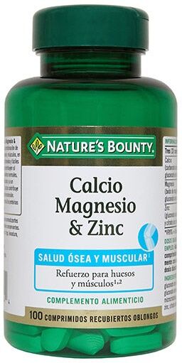 NATURE'S BOUNTY Calcio, Magnesio & Zinc