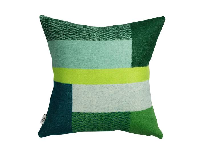 Røros Tweed Coussin Mikkel 50x50 cm Green