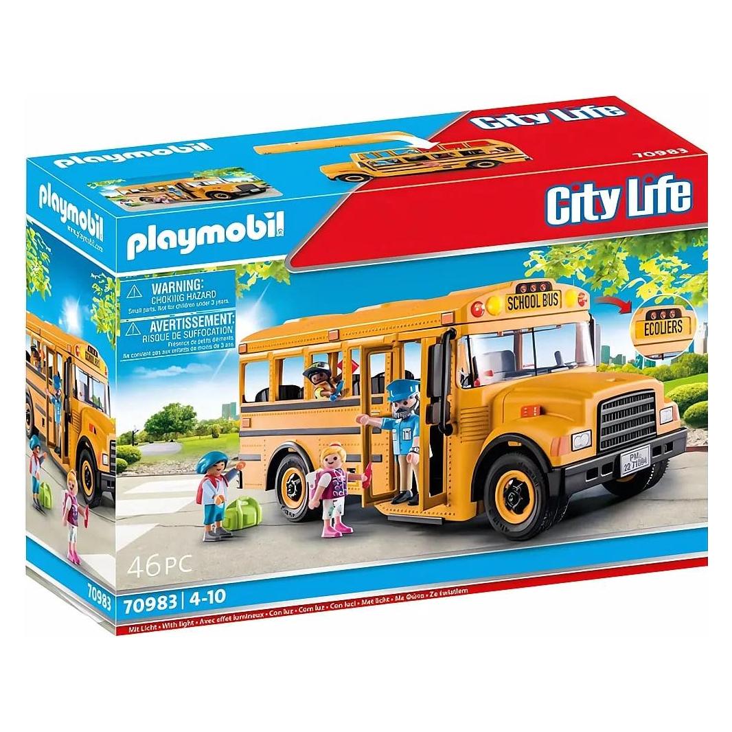 Playmobil Amerikanischer Schulbus (70983, Playmobil City Life) (B0BS6XT1B1)