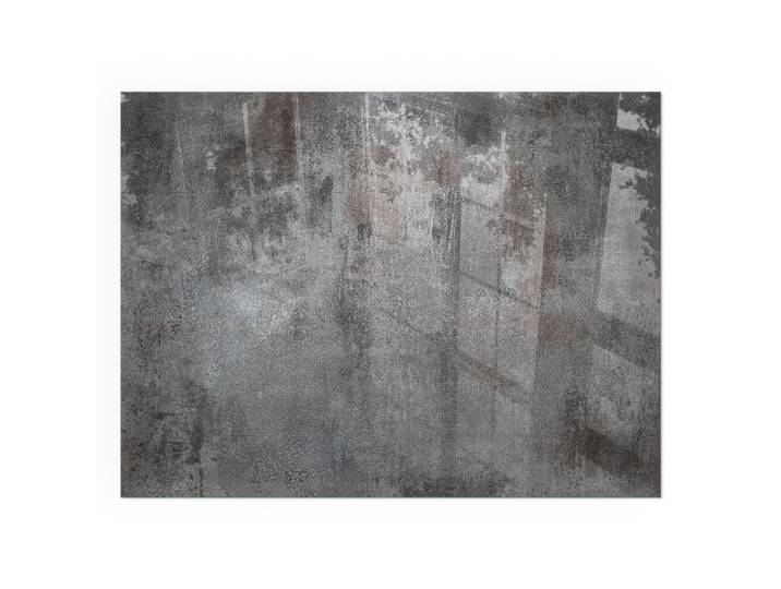 Tulup Kaminbodenplatte 80x60 cm - Rohe Oberflächenstruktur, Grau, Glas, Rechteckig, 80x60x0.4 cm, Elektrogeräte, Heizgeräte, Elektrokamine