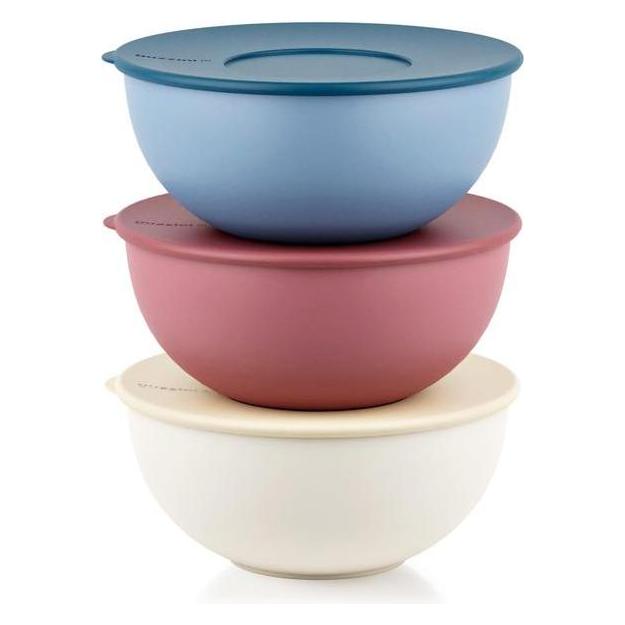Guzzini EVERYWHERE BIO - Set 3 Schüsseln mit Deckel Assorted c. (0.90 l) (29268752)