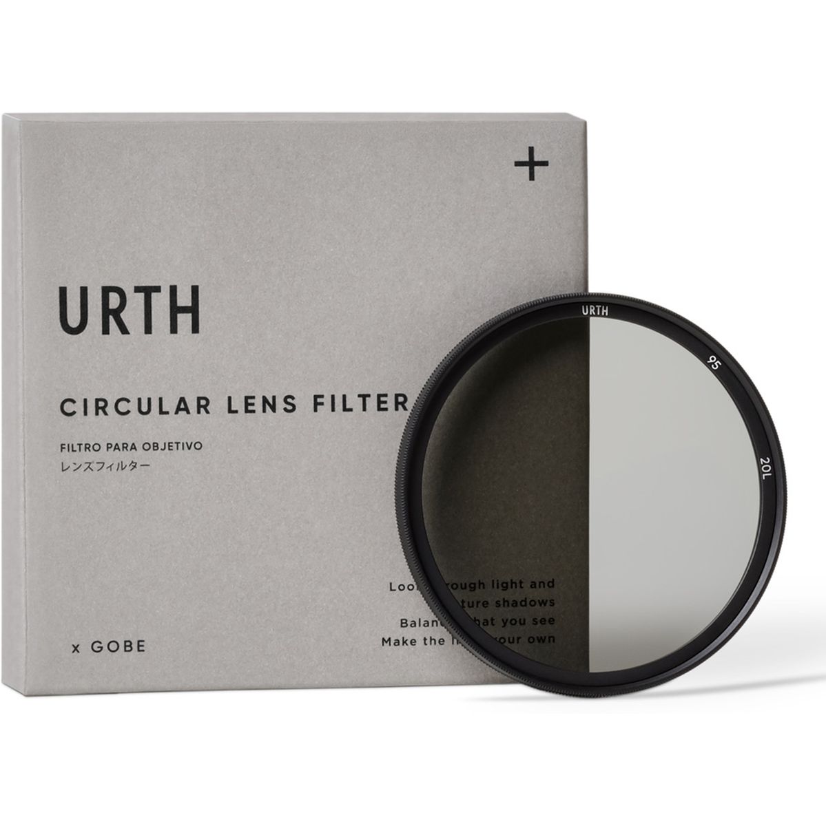 Urth 77 mm ND2-32 (1-5 Stop) Variable ND Objektivfilter (Plus+)