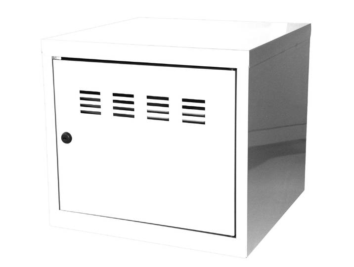 Casier de bureau individuel juxtaposable CUBE - H. 36 cm Blanc