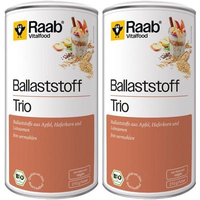 Raab Vitalfood Ballaststoff Trio Pulver Bio 2x 2x210 g