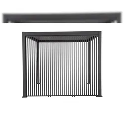 Barths Vertical – Wand 123 cm (für breite 400cm)   Anthrazit