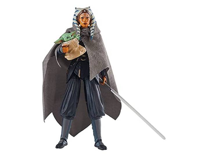 Hasbro 203770 STAR WARS - De Vintage Collectie Deluxe Ahsoka Tano & Grogu, Zwart