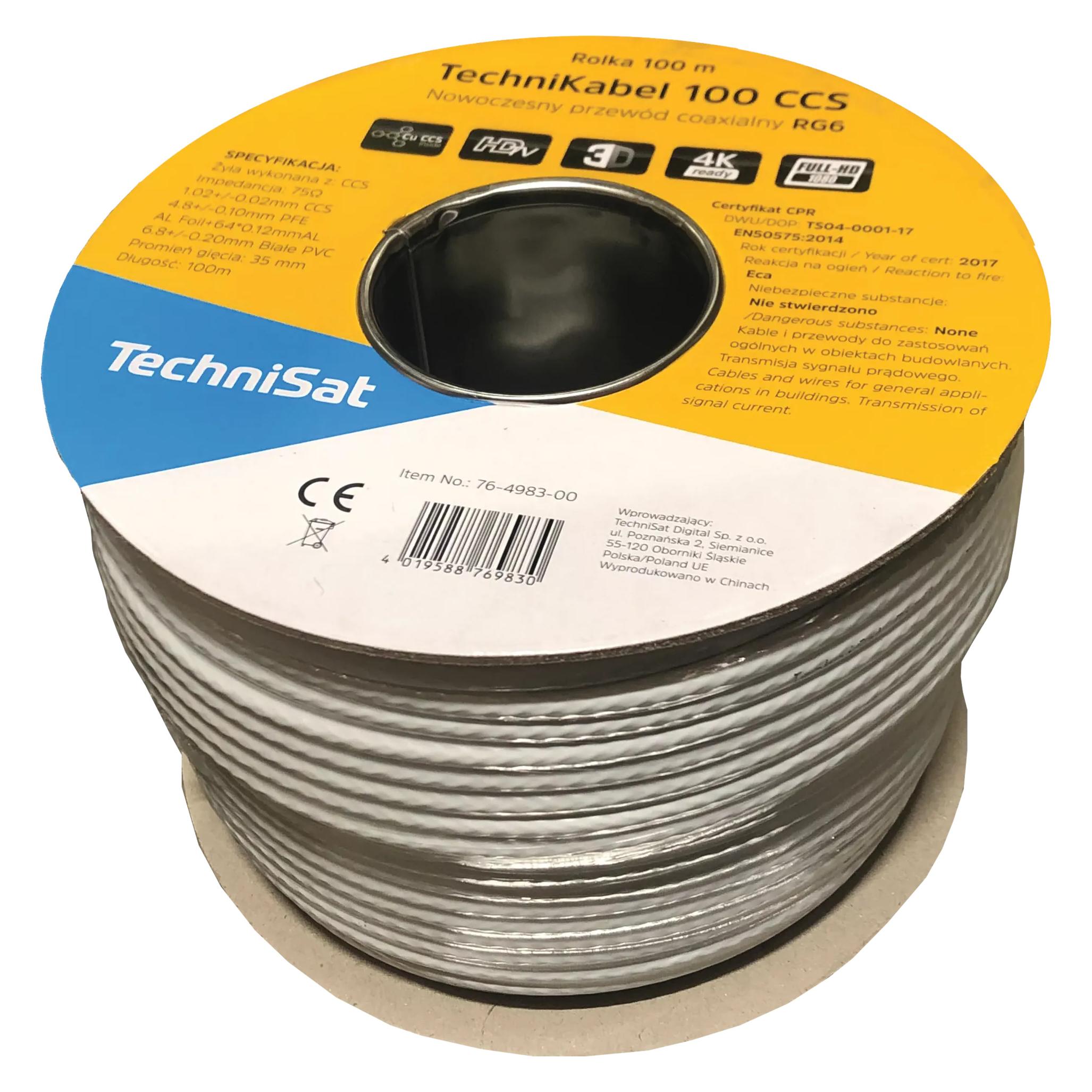 TechniSat Kabel antenowy KABEL TECHNIKABEL 100 CSS 100m (Antennenkabel) (M04A3)