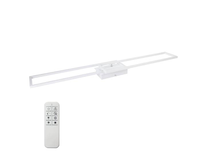 Plafonnier fer blanc 102.5x18.5x7.3cm led 36w