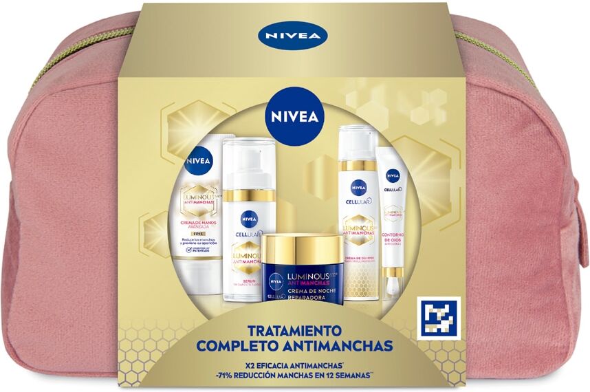 Nivea Pack Tratamiento Antiarrugas Luminous Rutina Completa .