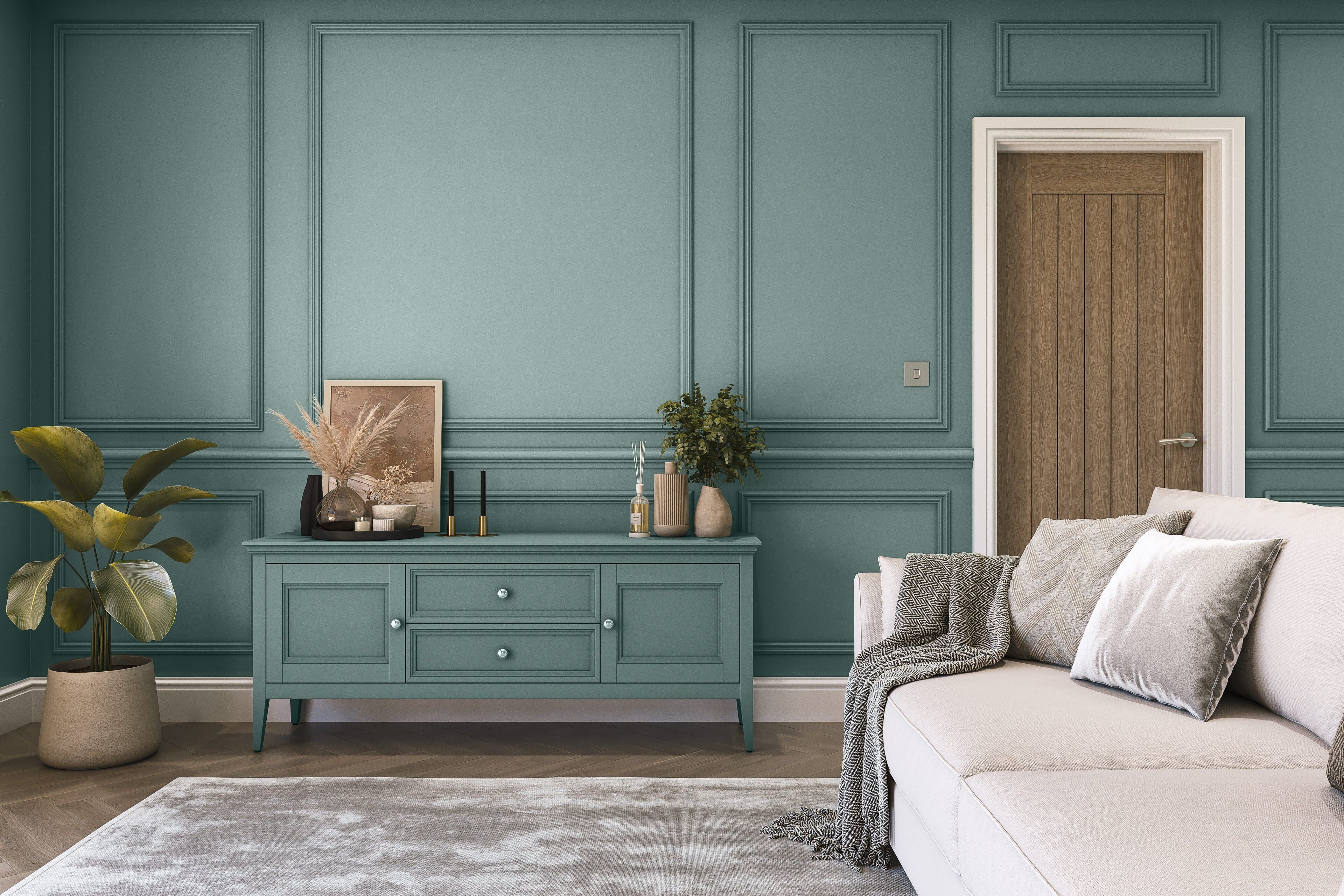 Hemway Peel and Stick Sample - Chalk Paint - Sea Green