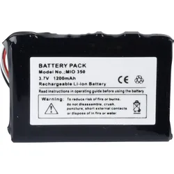 AKKU GPS ADAC1 - Navigationsgeräteakku, ADAC BM6300 iQue, Li-Ion, 1200 mAh