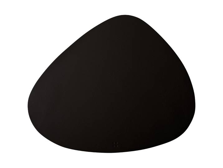 Tischset Ambiente schwarz PVC Eigene Form B 45 cm