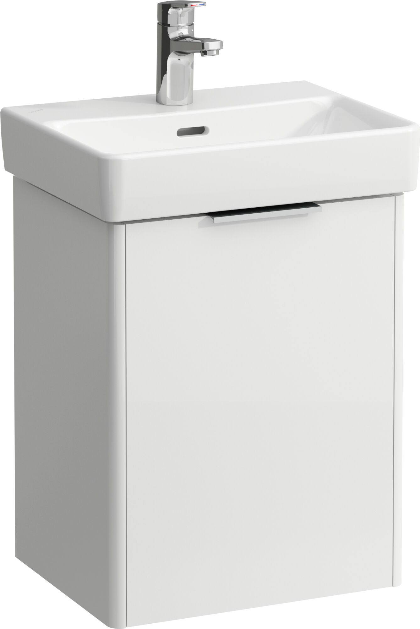 LAUFEN Base pour meuble PRO S H4021111102601 pour Pro S , 41,5x32x53cm, 2000 porte gauche, blanc mat