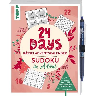 24 DAYS RÄTSELADVENTSKALENDER – Sudoku im Advent. Mit original PILOT Stift!, Taschenbuch von Frechverlag, Frechverlag GmbH, 978-3-7358-5377-6