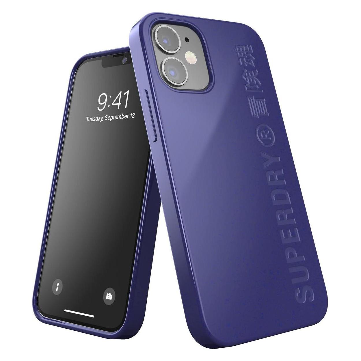 Superdry Snap iPhone 12 mini Compostable dark blue (Apple iPhone 12 mini) (8718846086301)