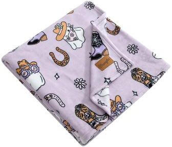 Wrangler Printed Ultra Soft Plush Fleece Throw Blanket
