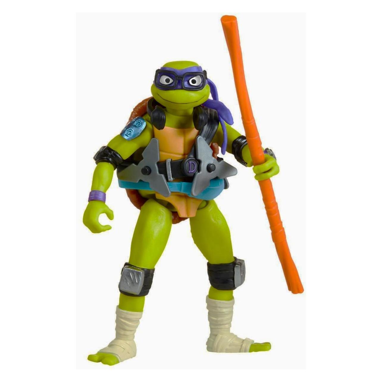 Playmates Teenage Mutant Ninja Turtles: Mutations Mix and Match, 4.5-Inch, Donatello Basic Action Figure, Mix (40173)