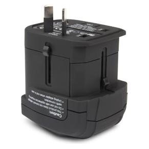 Hamlet Traver Adapter universal reiseadapter für steckdosen plus usb-ladegerät (2 Ports) (XPW2UTRAVEL)