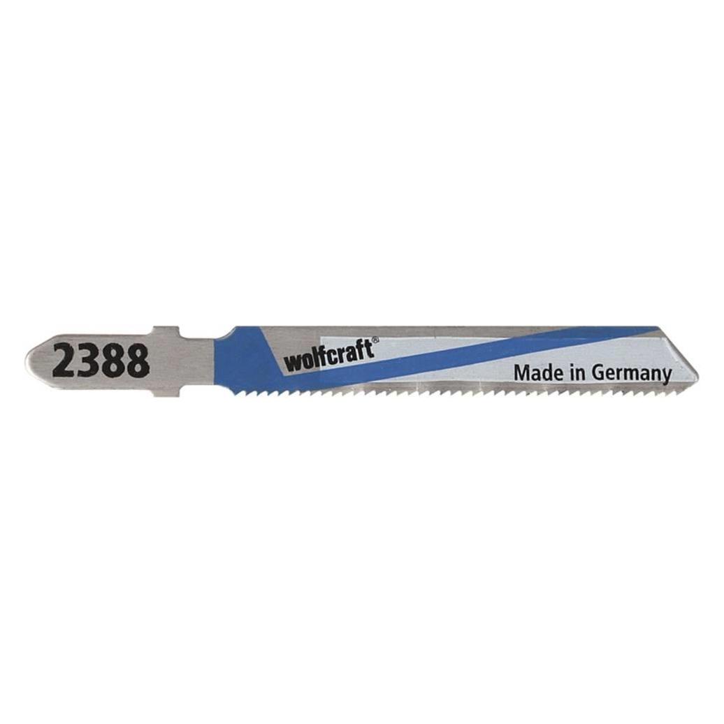 wolfcraft 2 Stichsägeblätter BiM L=75mm T-Schaft (2388000)