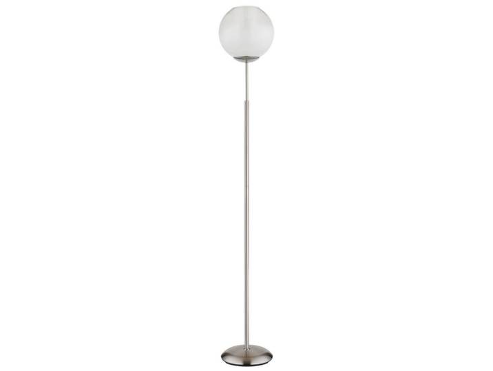Globo Stehleuchte Barry, Chromfarben, Nickelfarben, Transparent, Glas, 154.5 cm, CE, Fußschalter, Lampen & Leuchten, Innenbeleuchtung, Stehlampen, Stehlampen