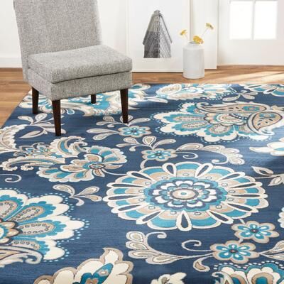 Home Dynamix Tremont Lincoln Bohemian Floral Area Rug