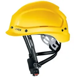 uvex pheos alpine Schutzhelm mit Lüftung - für Höhenarbeiten u- rettung - Bergsteigerhelm  gelb 52 cm - 61 cm - 9773150 - gelb
