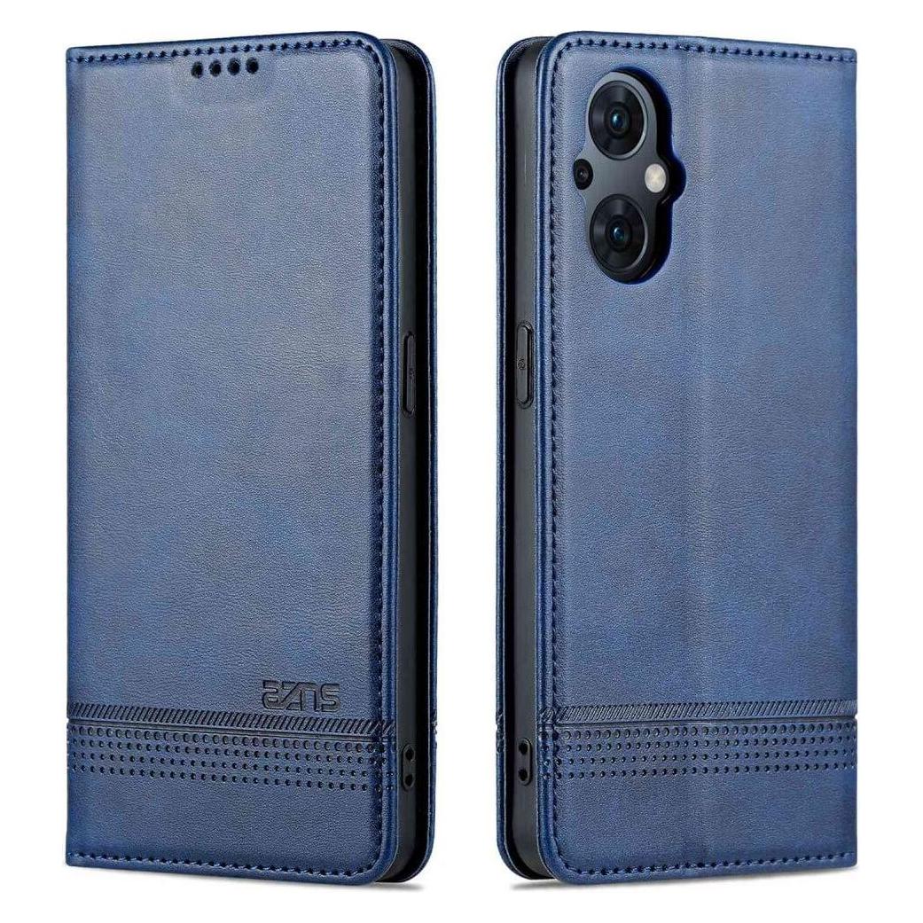 Cover-Discount OPPO Reno8 Lite - Stand Flip Case Hülle dunkelblau (Oppo Reno8 Lite) (660104581B)