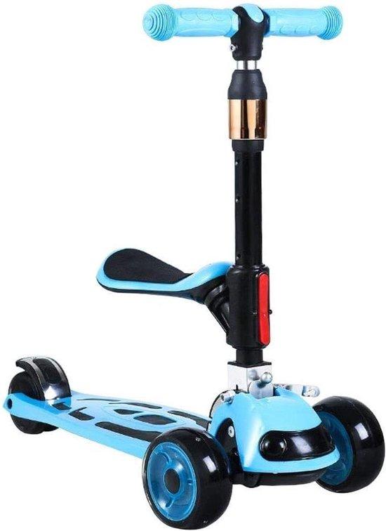 Kinderschritt - Schritt für Kleinkinder - Outdoor-Spiel - Verstellbare Höhe - 4 Räder - Blau